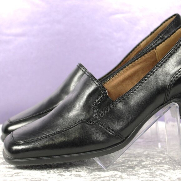 Comfort Foam Memory Foam Slip-On Loafers – Black – Work / Comfort Shoes - Picture 3 of 6